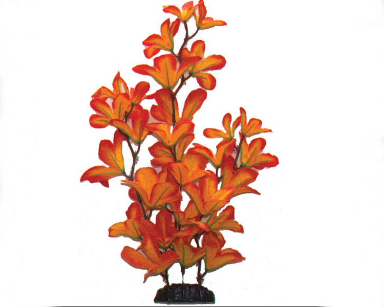 Hugo Kamishi Zen Garden Sunset Macranda Silk Plant - Orange 30cm